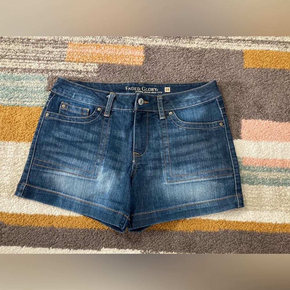 Faded Glory sz 10 Jean shorts